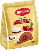 «Яшкино», пряники с вишнёвой начинкой, 350г