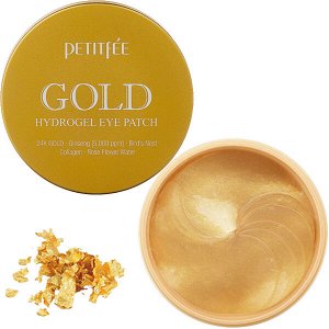 Гидрогелевые патчи для глаз  с частицами золота Petitfee GOLD Hydrogel Eye Patch, 60 шт