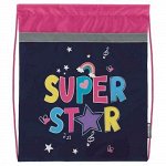 Сумка для сменной обуви 42х34 см &quot;SUPER GIRL&quot; МОМ-СУР SchoolФормат {Россия}