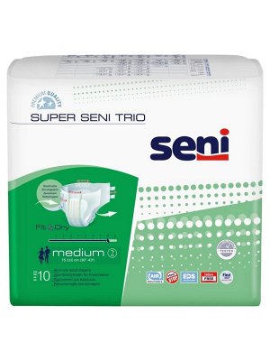Подгузники д/взрослых Super Seni Trio Medium 10 шт.