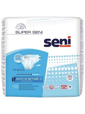 Подгузники д/взрослых Super Seni Extra Small 10 шт.