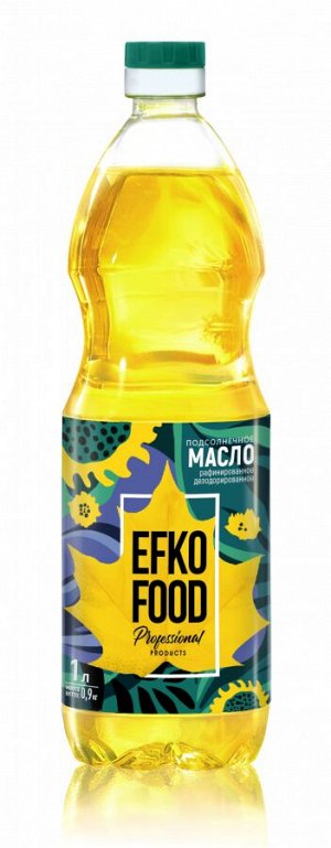 Масло подсолнечное 1 л Efko Food