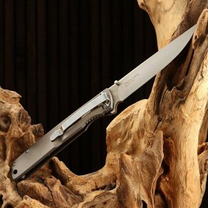 Нож складной "Питон" сталь - D2, рукоять - сталь