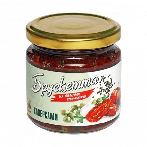 Брускетта из вяленых томатов с каперсами, Ecofood, 190г