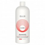 Шампунь для окрашенных волос, сохраняющий цвет и блеск OLLIN CARE 1000 мл, Оллин