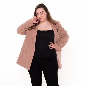 Пиджак женский, цвет бежевый, размер 50