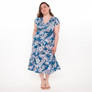 Платье женское, цвет синий