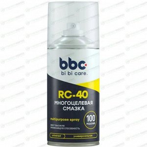 Смазка проникающая (жидкий ключ) BiBiCare Multipurpose Spray RC-40, многоцелевая, антикоррозийная, аэрозоль 210мл, арт. 4008