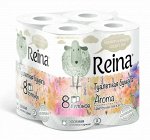 Туалетная бумага Reina Aroma Цветочная свежесть 2 сл, 8 шт