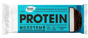 «Smart Formula», батончик протеиновый молочный в молочном шоколаде, 40г (упаковка 15шт.)