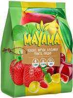 «Mayama», мармелад жевательный с соком манго, клубники, лимона, вишни, яблок, 250г
