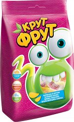 «KrutFrut», мармелад жевательный в форме забавных змеек в посыпке с легкой кислинкой, 250г