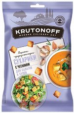 «Крутоноф», сухарики с чесноком для салатов и супов, 100г