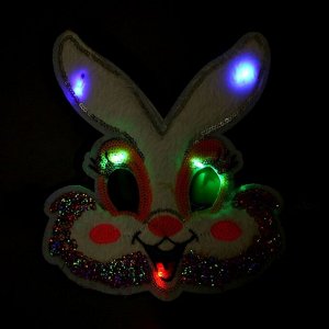 Карнавальная маска «Зайка» световая