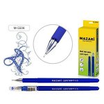 Ручка гелевая &quot;Mazari Lexy Soft&quot; 0,5мм игольч. стержень, синяя 1/12 арт. M-5506-70