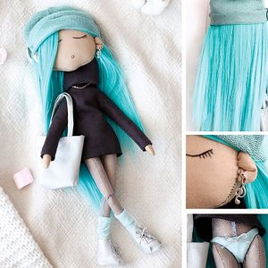 Интерьерная кукла "Мишель", набор для шитья 21 × 0,5 × 29,7 см