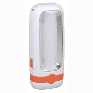 Фонарь кемпинговый светодиодный ЭРА White Edition KA10S аккумуляторный яркий походный светильник бело-оранжевый Б0025642
