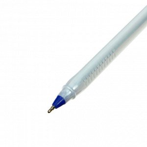 Ручка шариковая, 1.0 мм, стержень синий, корпус треугольный перламутр
