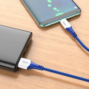 USB Кабель Hoco Ferry Fast Charging For Lightning / 2.4A