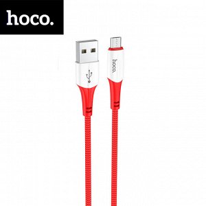 USB Кабель Hoco Ferry Fast Charging MicroUSB / 2.4A