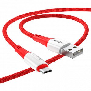 USB Кабель Hoco Ferry Fast Charging MicroUSB / 2.4A