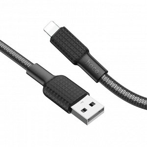 USB Кабель Hoco Jaeger Fast Charging For Lightning / 2.4A