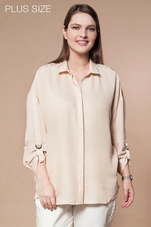 Блузка из вискозы с полотняным плетением