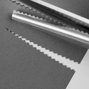 Арт Узор Ножницы «Зигзаг», 9,5&quot;, 23,5 см, шаг - 3 мм, в коробке, цвет чёрный