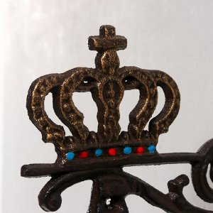 Колокол сувенирный чугун "Коронация" 20,5х16х11 см