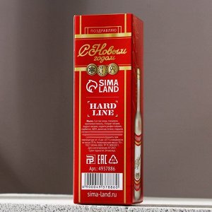 Фигурное мыло ручной работы в ворме водки "С Новым годом!", 75 г, аромат мужской парфюм