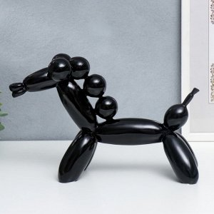 Сувенир полистоун "Воздушный шарик - лошадка" чёрный 18х8х28 см