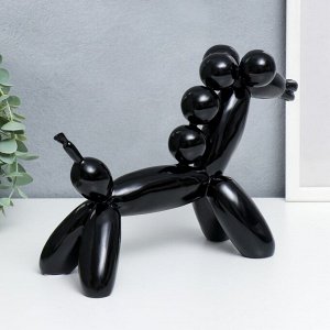 Сувенир полистоун "Воздушный шарик - лошадка" чёрный 18х8х28 см