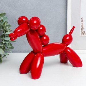 Сувенир полистоун "Воздушный шарик - лошадка" красный 18х8х28 см