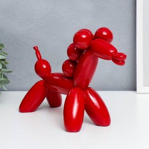 Сувенир полистоун "Воздушный шарик - лошадка" красный 18х8х28 см