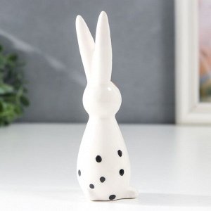 Сувенир керамика "Зайчишка в горошек" 3,7х3,2х10,5 см