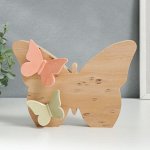 Фигурка керамика, дерево «Бабочка с маленькими бабочками», 15.9x5.3x21 см