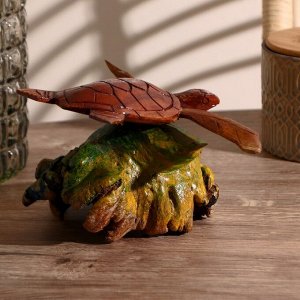 Сувенир из дерева "Мудрая черепаха" 30х20х17 см