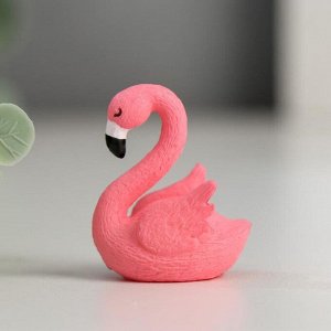 Сувенир пластик "Розовый фламинго" МИКС 3,4х2,2х1,7 см