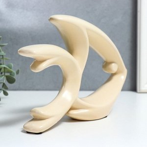 СИМА-ЛЕНД Сувенир керамика &quot;Очертания. Белая рыбка&quot; матовый 15х5х24 см