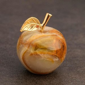Сувенир «Яблоко», 3,8 см, оникс