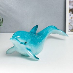 СИМА-ЛЕНД Сувенир полистоун свет &quot;Голубой дельфин&quot; 14х17х42,5 см