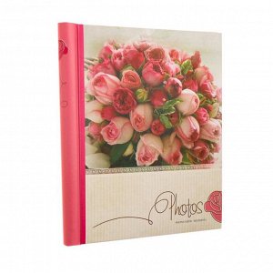 Фотоальбом магнитный 10 листов "Розовый букет"