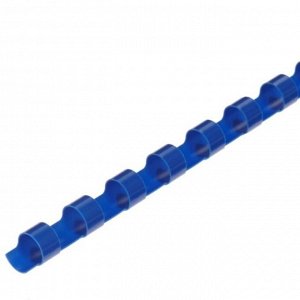 Пружины для переплета пластиковые, d=8мм, 100 штук, сшивают 30-51 лист, синие, Office Kit BP2013