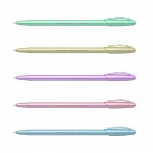Ручка шариковая ErichKrause Neo Pastel Pearl, перламутровый корпус, игольчатый узел 0.7 мм, чернила синие, длина письма 1000 метров, цена указана 1 штуку, микс