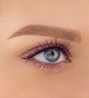 LUXVISAGE Тушь для ресниц Perfect Color Веер пышных ресниц  фиолетовая  9гр