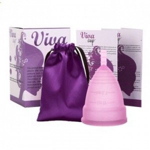 Менструальная чаша Viva, розовая