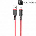 USB Кабель Borofone Charging Data Cable MicroUSB / 2.4A
