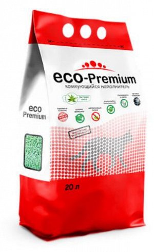 Наполнитель ECO-Premium Алоэ древесный комкующийся 20 л