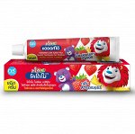LION &quot;Кодомо&quot; Зубная паста 40гр &quot;Клубника&quot; гелевая (Strawberry) /Таиланд, (англ.версия)