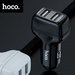 Автомобильное зарядное устройство Hoco Leader Dual Port Car Charger / 2 USB 2.4A